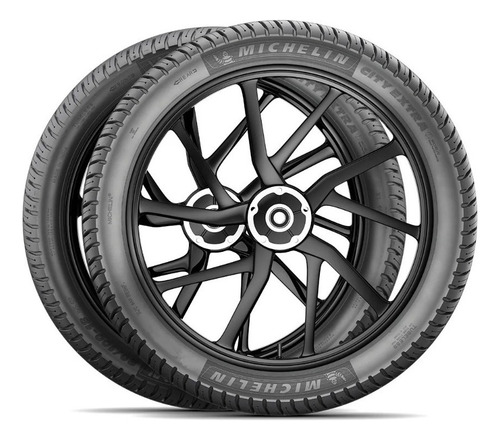 Par Pneu Ybr Factor Fazer150 80/100-18 + 90/90-18 City Extra