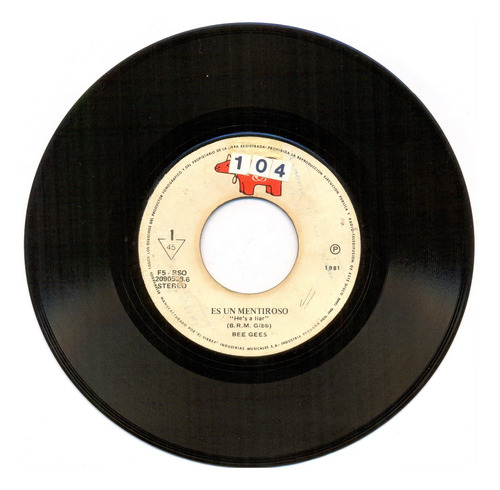 Bee Gees - He's A Liar - 45rpm - Vinilo
