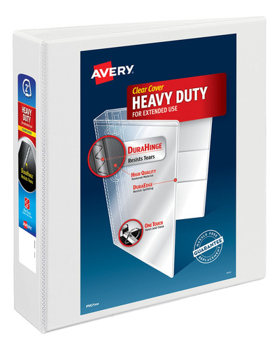 3 Ring Binder Avery Heavy-duty View 2 One Touch Slant Rings