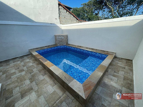 Imagem 14 de 17 de Casa Nova Com Piscina Em Itanhaém - Ita3702