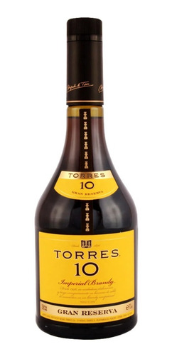 Brandy Torres 10 Reserva Imperial Solera 38% Alc 700ml