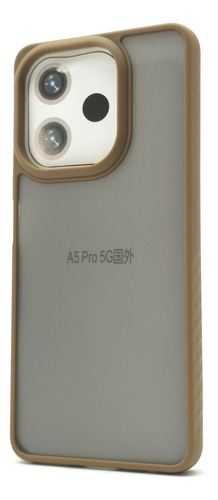 Funda Protector Case Oppo A5 Pro 5g Antishock Uso Rudo Basic - Café Oppo A5 Pro 5g