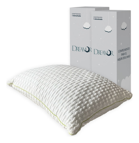 Pack X 2 Almohada Dreamor Twosides Fibra Memory Foam Suave