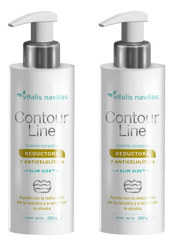 Crema Corporal Reductora Y Anticelulítica Contour Line X2