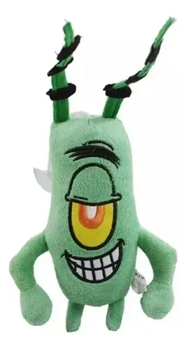 Boneco Pelucia Plâncton Turma Bob Esponja Plankton Spongebob — R$ 38,62 em Mercado Livre