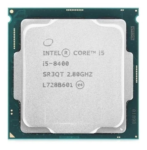 Processador gamer Intel Core i5-8400 BX80684I58400  de 6 núcleos e  4GHz de frequência com gráfica integrada