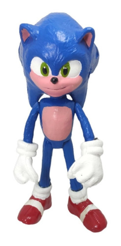 Sonic 2 Figura Pelicula Azul Articulado The Hedgehog Erizo
