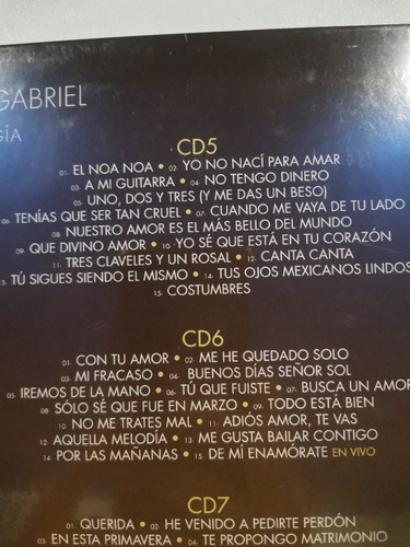 Juan Gabriel Antología Colección 8 Cds Original Edición Limitada