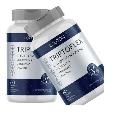 L Triptofano Precursor 5htp Serotonina 120 Capsulas