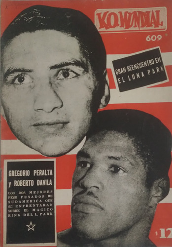 Revista Ko Mundial 609 Gregorio Peralta Y Roberto Davila (Usado)