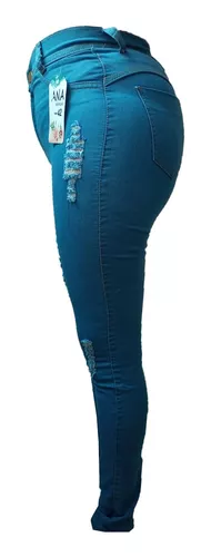 Calça Jeans Feminina Skiny Lycra Premium Cós Alto Blogueira