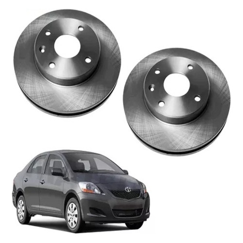 Discos De Freno Delanteros  Para Toyota New Yaris 1,5 2010