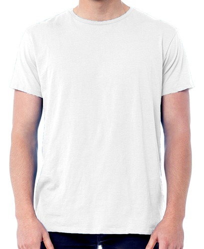 Remera Hombre Basica Lisa 100 % Algodon Peinado Trabajo Gym