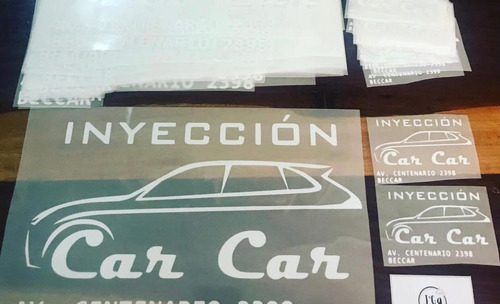 Corte Vinilo Textil Nombre Logos 8x5cm Listo Para Pegar X10u Blanco Único