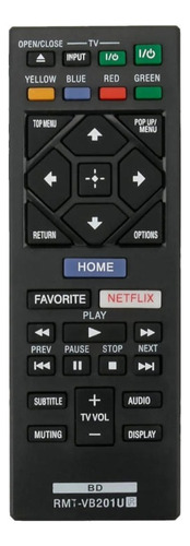 Ubay Control Remoto Rmt-vb201u Reemplazado Para Blu-ray Sony