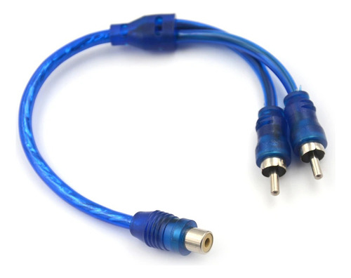 Cable Adaptador Y Rca Audio Amplificador - 2 Macho/ 1 Hembra