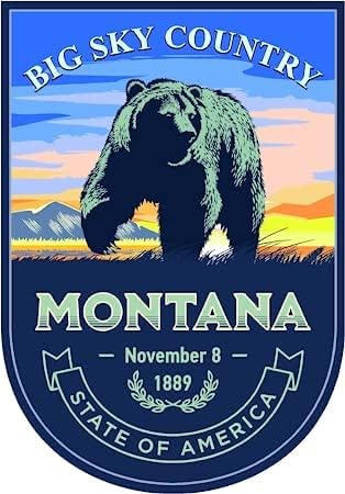 State Animal Montana Day Decal Vinyl Stickers Cars Vans Truc