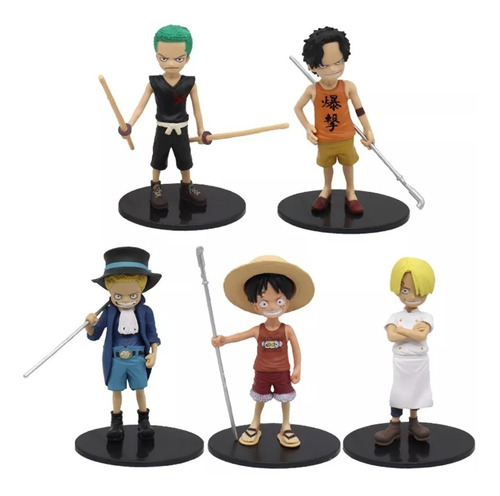 Brinquedo One Piece Figura Em Torno De 5 Infância Luffy