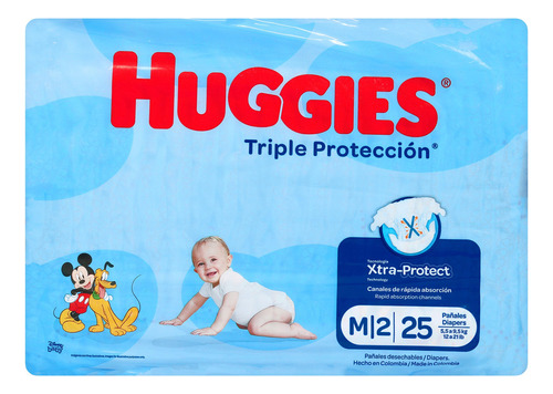 Pañal Huggies Triple Proteccion