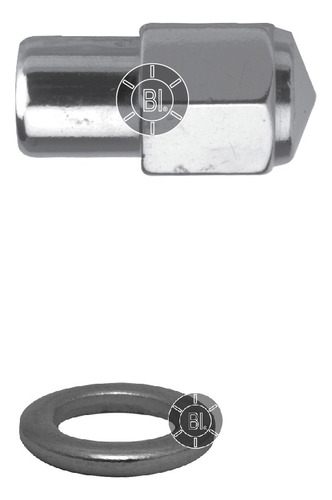 3 Tuerca P/ Rin Magnesio 12x1.5mm Hex.13/16 Univerasal