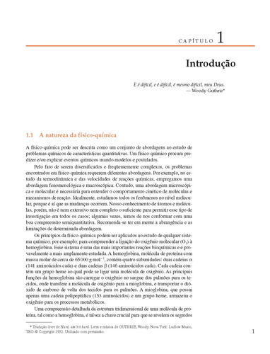 Físico-Química para as Ciências Químicas e Biológicas: Volume 1, de Chang, Raymond. Editorial Amgh Editora Ltda., capa mole em português, 2009
