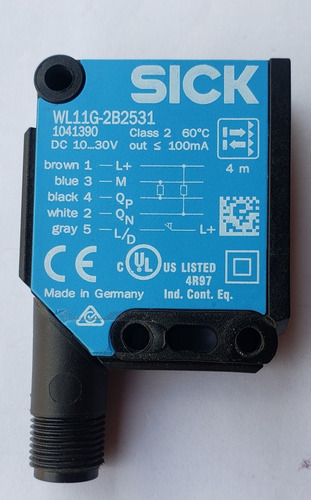 Sensores Fotoeléctrico Marca Sick Wl11g-2b2531 Dc 10....3ov