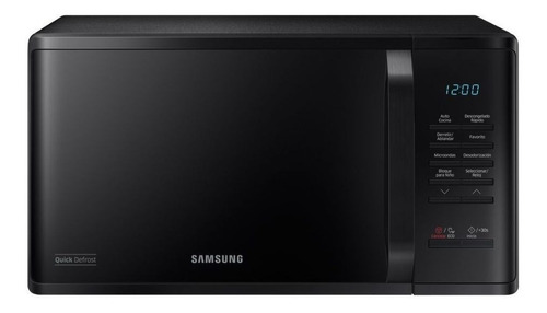 Microondas Samsung MS23K3514AK  negro 23L 230V