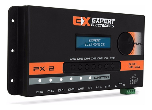 Px2 Expert Banda Crossover Equalizador Processador Limiter