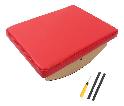 Balance Board Wobble Board Pés Antiderrapantes Vermelho