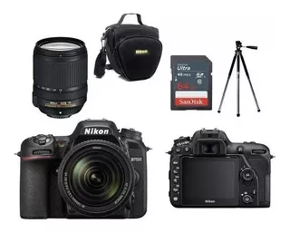 Nikon D7500 Lente 18-140mm Vr +bolsa+tripé+cartão 64gb Nf