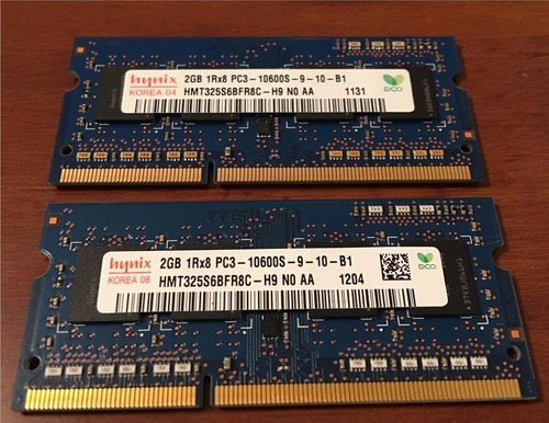 Memoria Ram Ddr3 4gb 2x 2gb