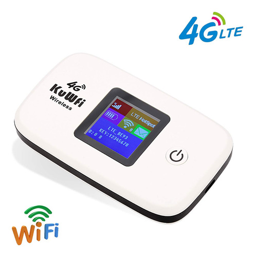 Kuwfi 4g Lte Mobile Wifi Hotspot Router Inalámbrico