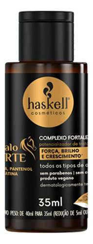 Kit Haskell Cavalo Forte Shampoo Condicionador Litro Máscara