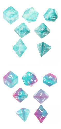 Juego De Dados Multifacéticos De 14 Uds., Juegos De Mesa,