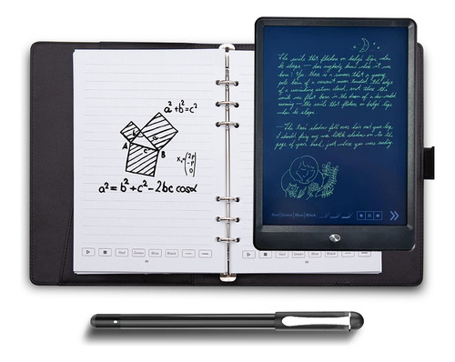 Cuaderno Con Bolígrafo Táctil, Piel, Smart Bt, Conexión Pu,