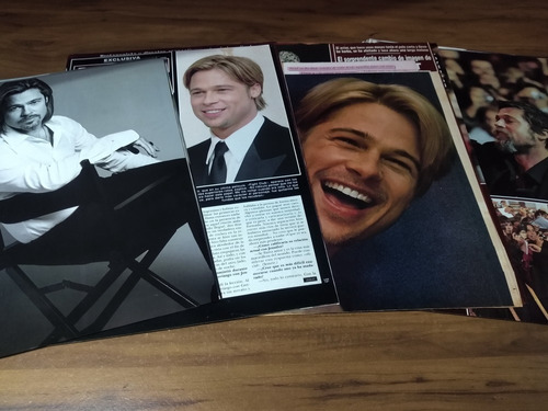 Brad Pitt * Lote 100 Paginas Revistas Clippings