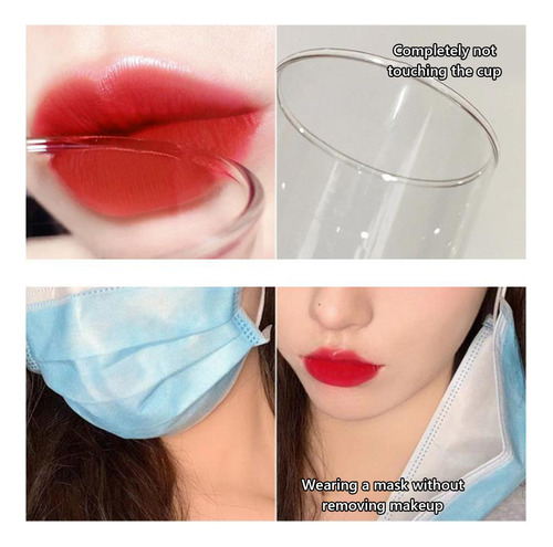 Lápiz Labial En Forma De Máscara Antiadherente En Forma De C