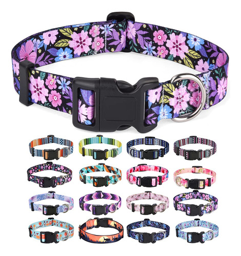 Mihqy Collar De Perro Con Patrones Geometricos Tribales Flor