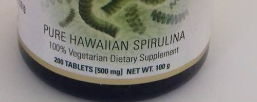 Espirulina Pura Hawaiian 500 Mg 200 Tabletas Cyanovital