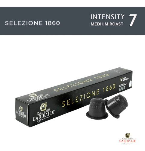 Nuevo! 10 Capsulas Cafe Garibaldi Italia Selezione Nespresso