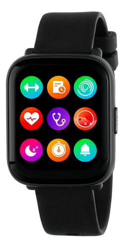 Smartwatch Marea B6300101 Color De La Caja Negro Color De La Malla Negro Color Del Bisel Negro