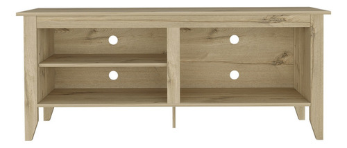 Rack Tv Armable Excelsior Entrepaños Essential Duna Color Marrón