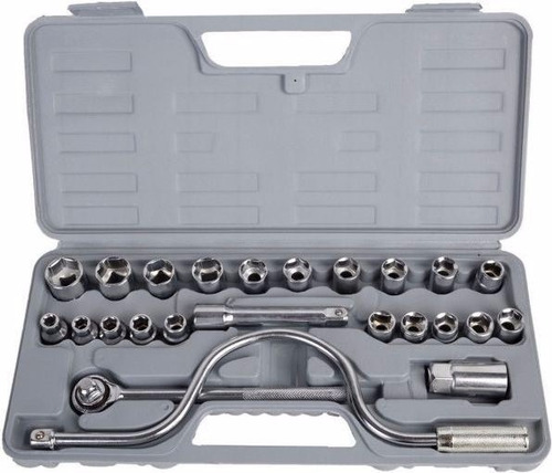 Set Herramientas Llaves Tubo Cricket 25 Piezas Valija