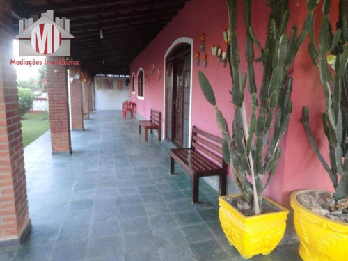 Imagem 6 de 12 de Linda Chácara Com 05 Dormitórios, Piscina, Espaço Gourmet, À Venda, 1000 M² Por R$ 470.000 - Zona Rural - Pinhalzinho/sp - Ch0543