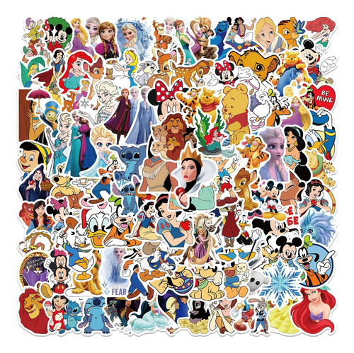 Stickers Minie, Mickey Mouse Disney 60 Stickers Vs Agua Pvc