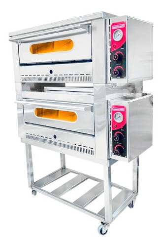 Horno Pizzero Compact Doble Digital 