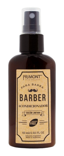 Imagen 4 de 6 de Kit Básico Primont Barber Shampoo Pelo Y Barba + Acond Barba