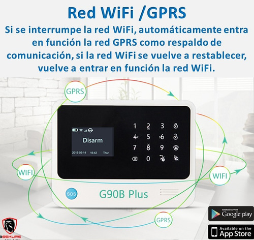 Alarma Wifi Gsm Gprs Notificaciones Push Via App Casa Negoci
