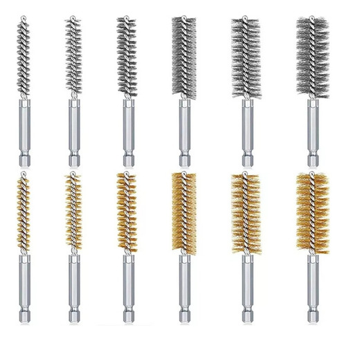Set De Escobilla Removedora De Alambre De Acero Inoxidable