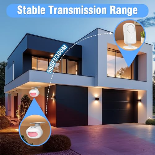 Timbre Con Sensor De Movimiento Y Alarma Para Negocios